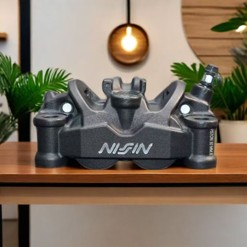 Forged Front Brake Caliper 4 Piston - Pinza de freno Nissin forjada para