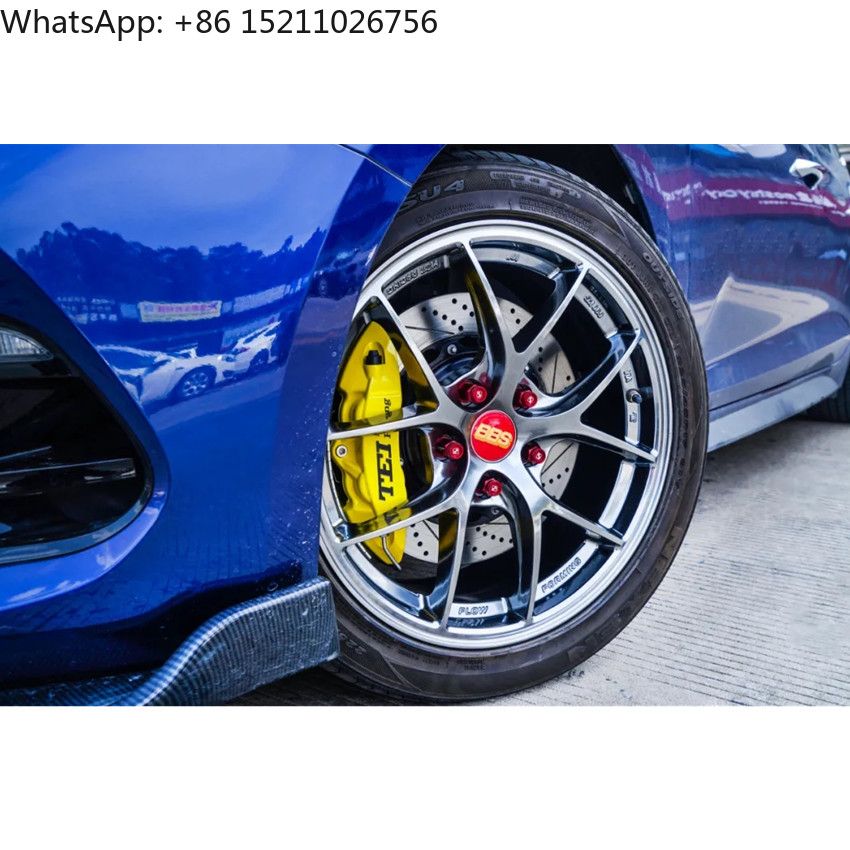 Forged Front Brake Caliper 4 Piston - Kit de freno delantero grande, Rotor