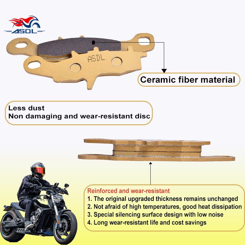 Pastillas de freno delantero d - Carbon Ceramic Motorcycle Brake Rotor reseña y precio